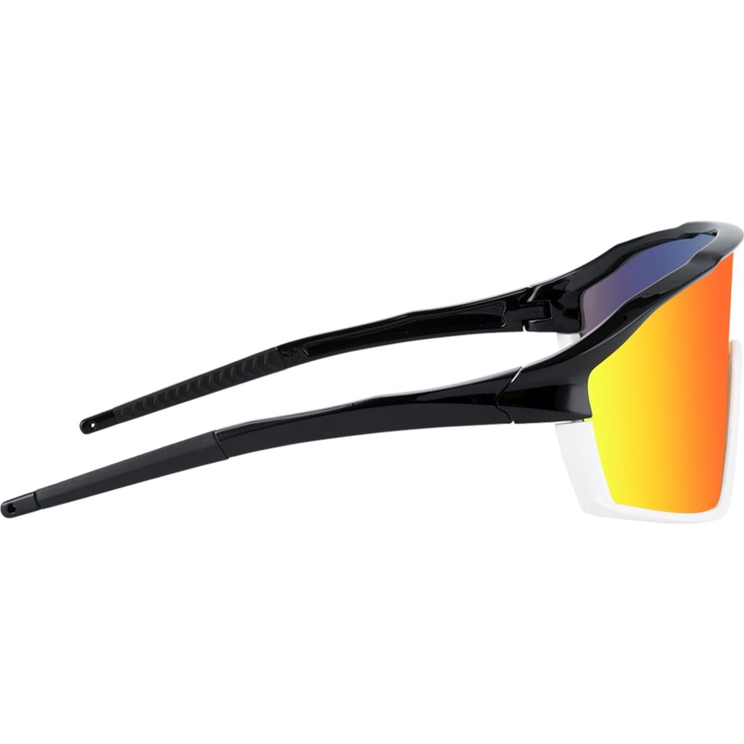 Gafas de Ciclismo BEACOOL Polarizadas UV400 Negrorojo