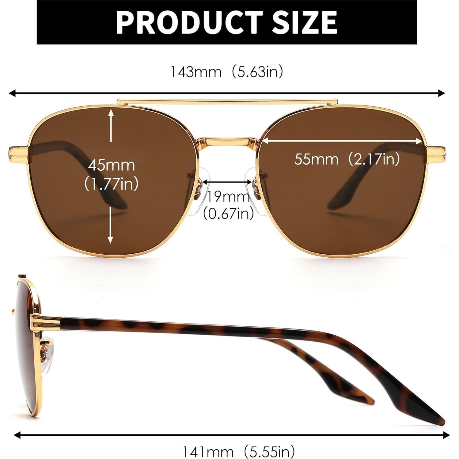 Gafas de Sol Aviador Jim Halo Lentes Polarizados UV400