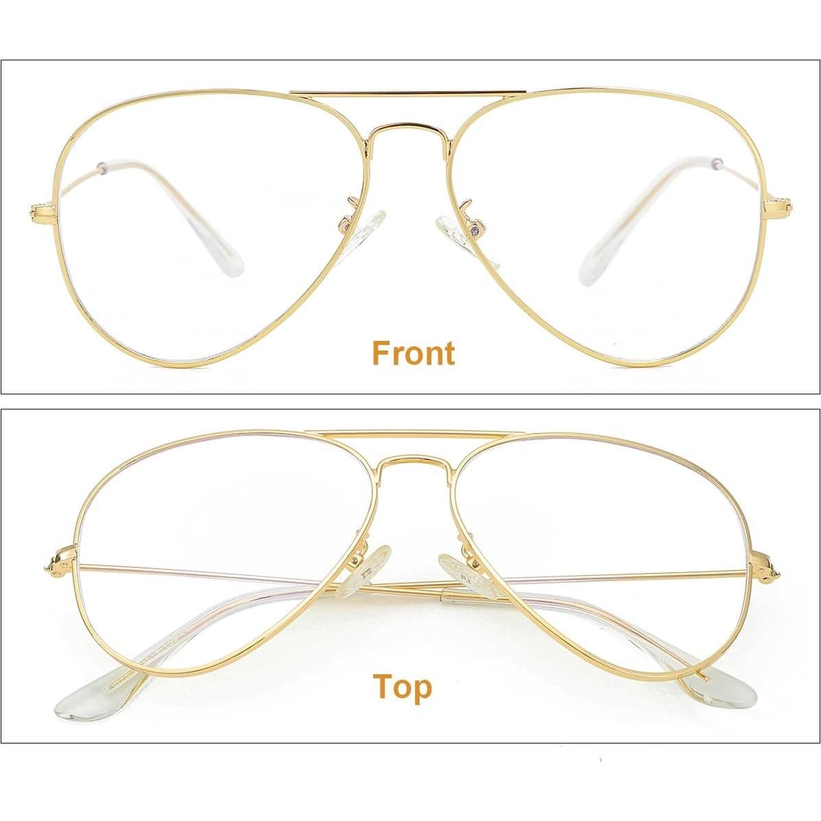 Gafas Aviador Gleyemor GL5020 Anti Luz Azul Unisex