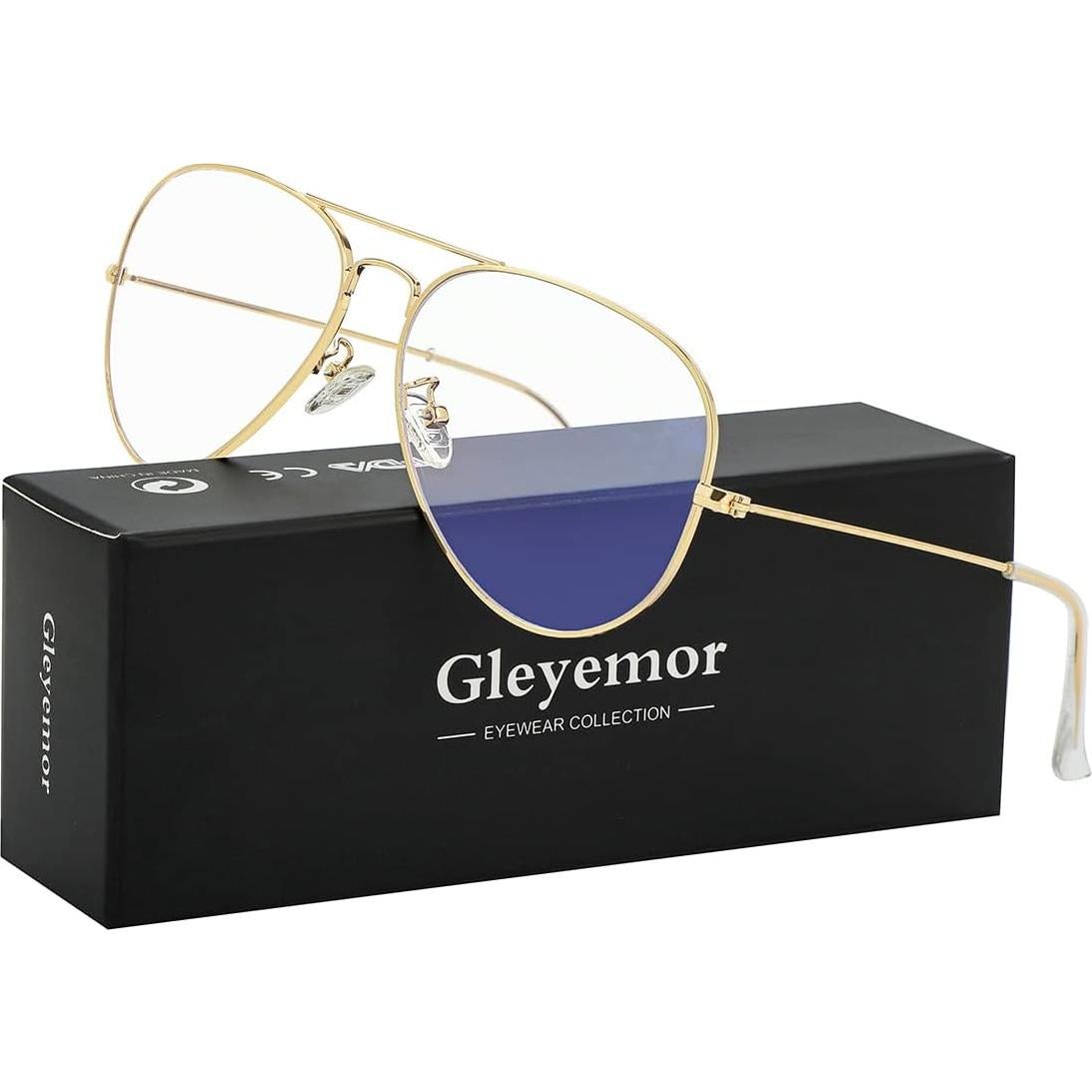 Gafas Aviador Gleyemor GL5020 Anti Luz Azul Unisex