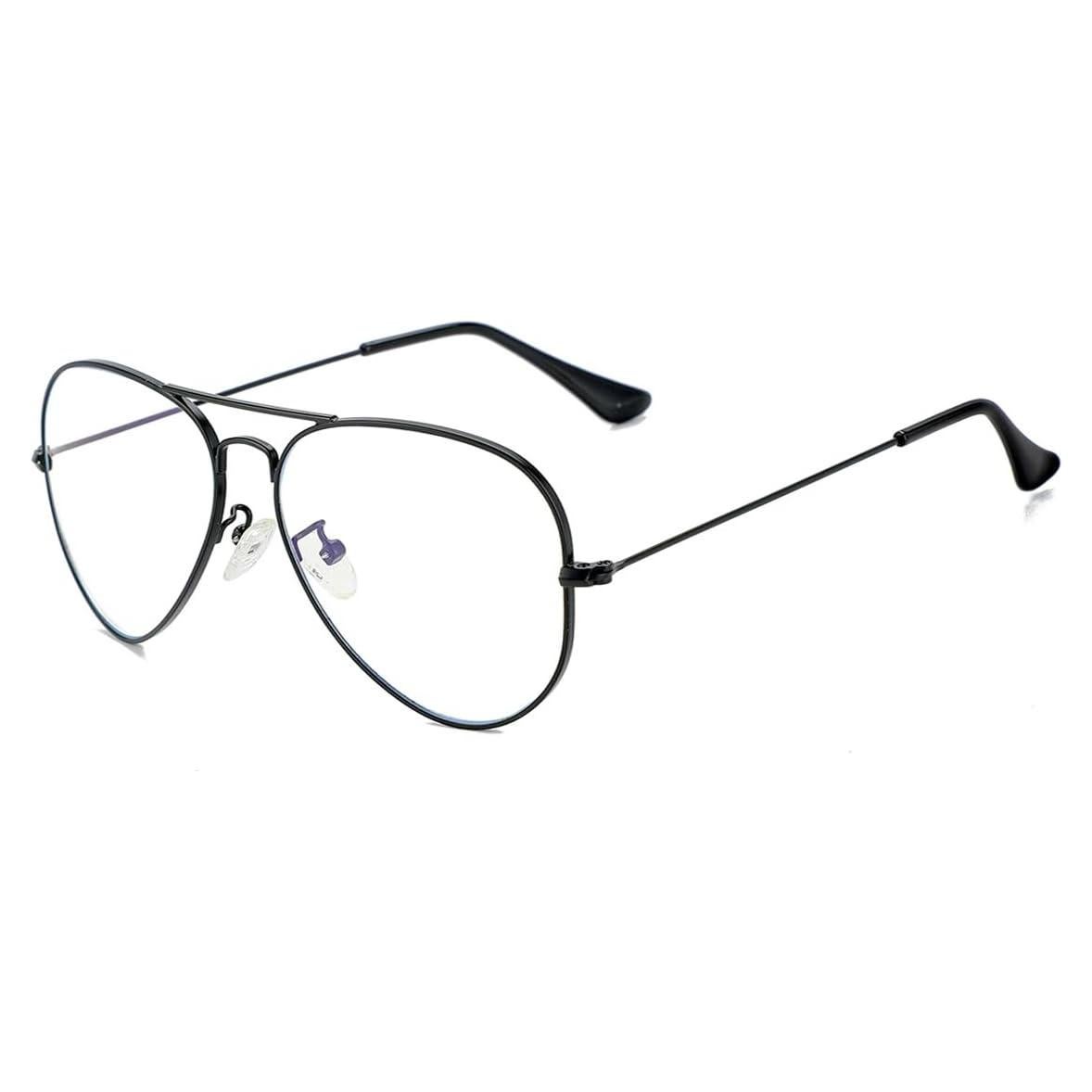 Gafas Aviador Gleyemor Anti Luz Azul 58mm Unisex