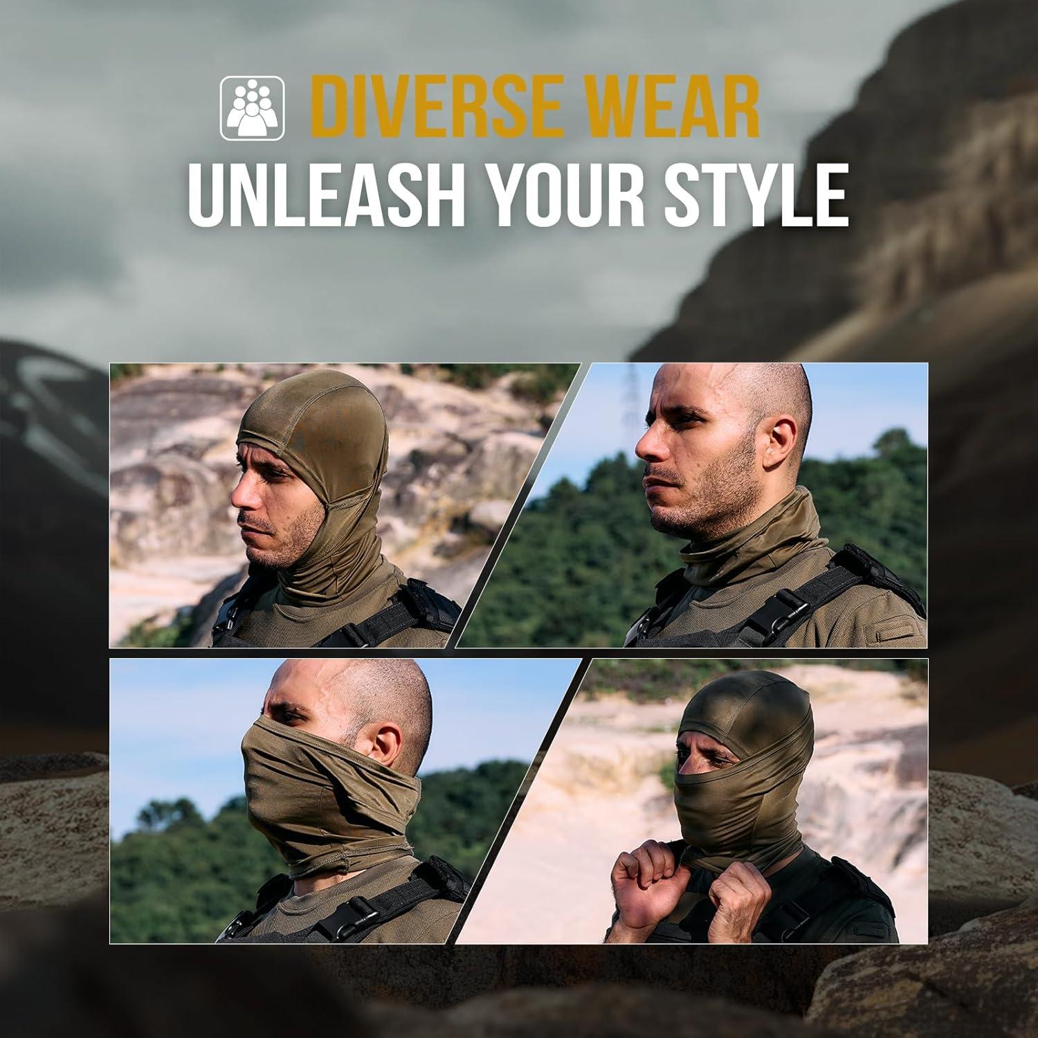 Balaclava OneTigris Unisex Táctica para Ciclismo y Senderismo