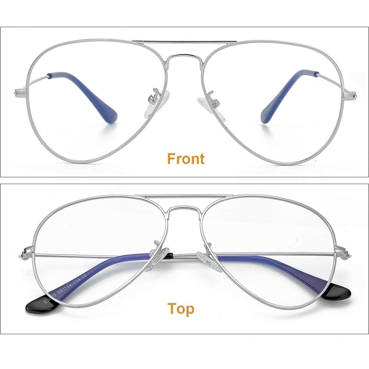 Gafas Aviador Gleyemor GL5020 Anti Luz Azul Unisex