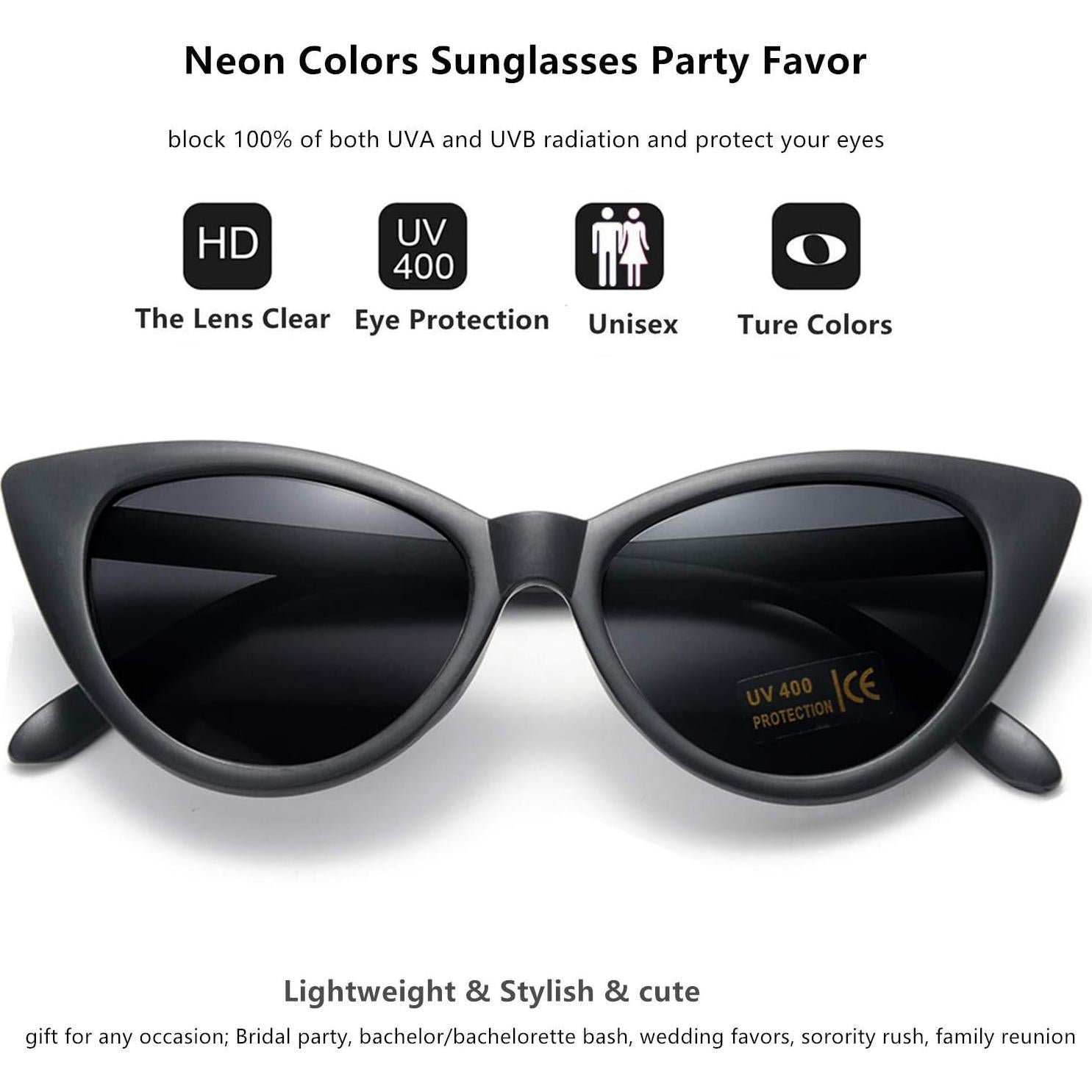 Gafas de Sol Cat Eye Mujeres UV400 Retro 60mm