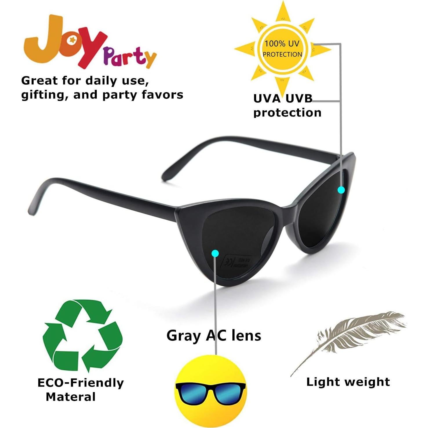 Gafas de Sol Cat Eye Mujeres UV400 Retro 60mm