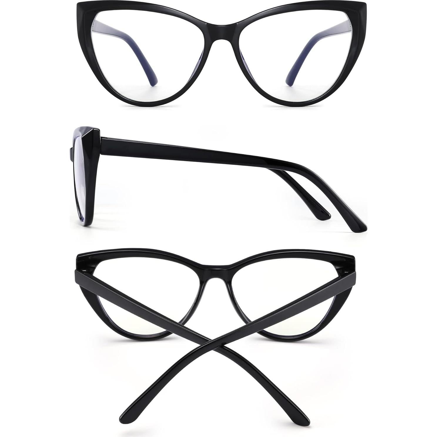 Gafas de luz azul TR90 Ojo de Gato 2 Paquetes Mujeres