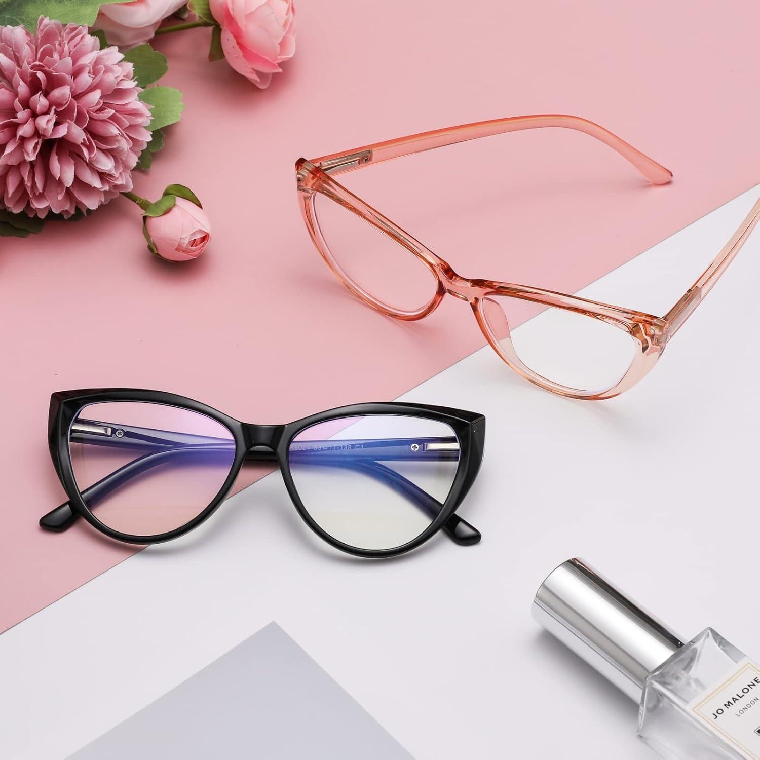 Gafas de sol estilo gato TR90 con filtro luz azul 2 Pack