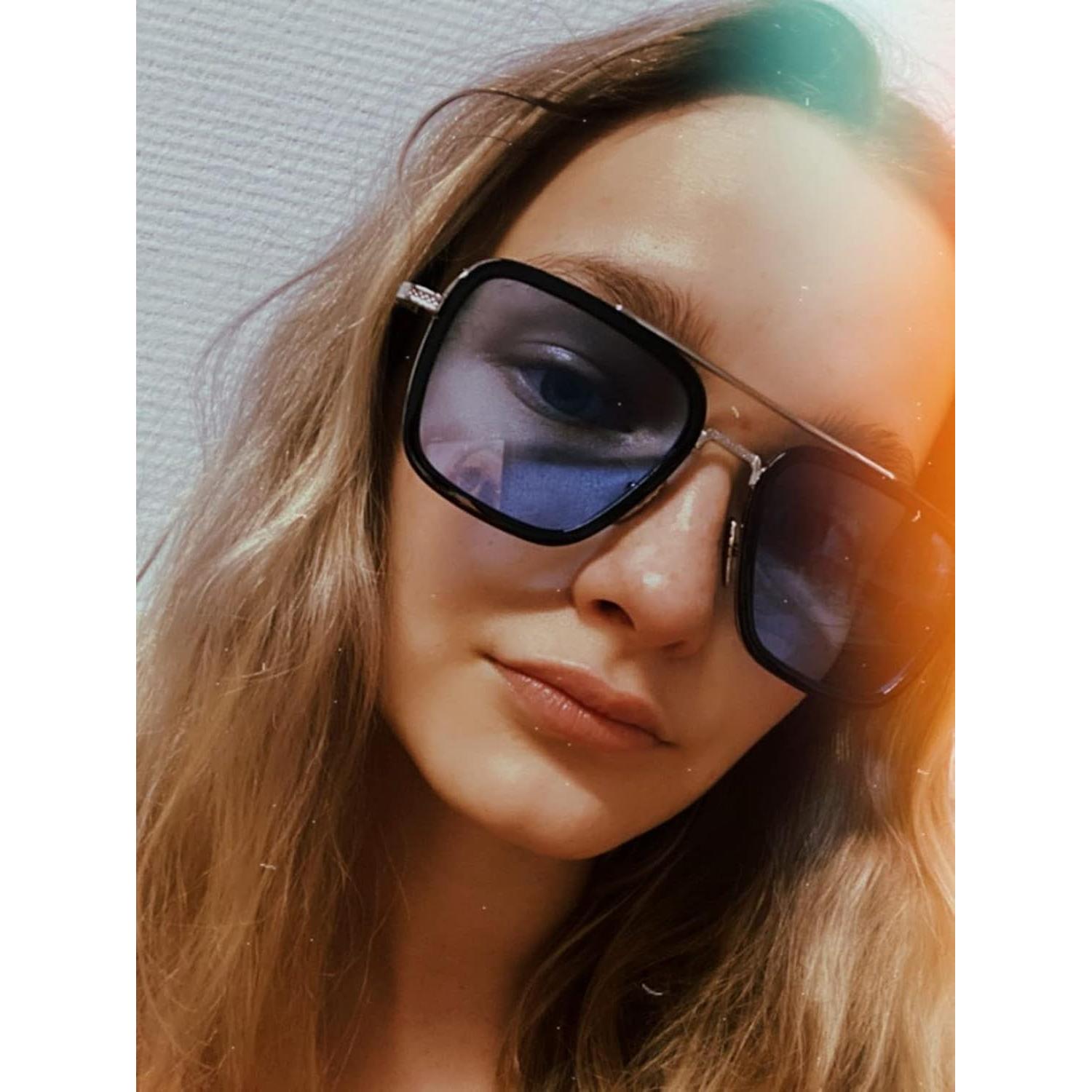 Gafas de sol AIEYEZO Tony Stark Cuadradas UV 100%