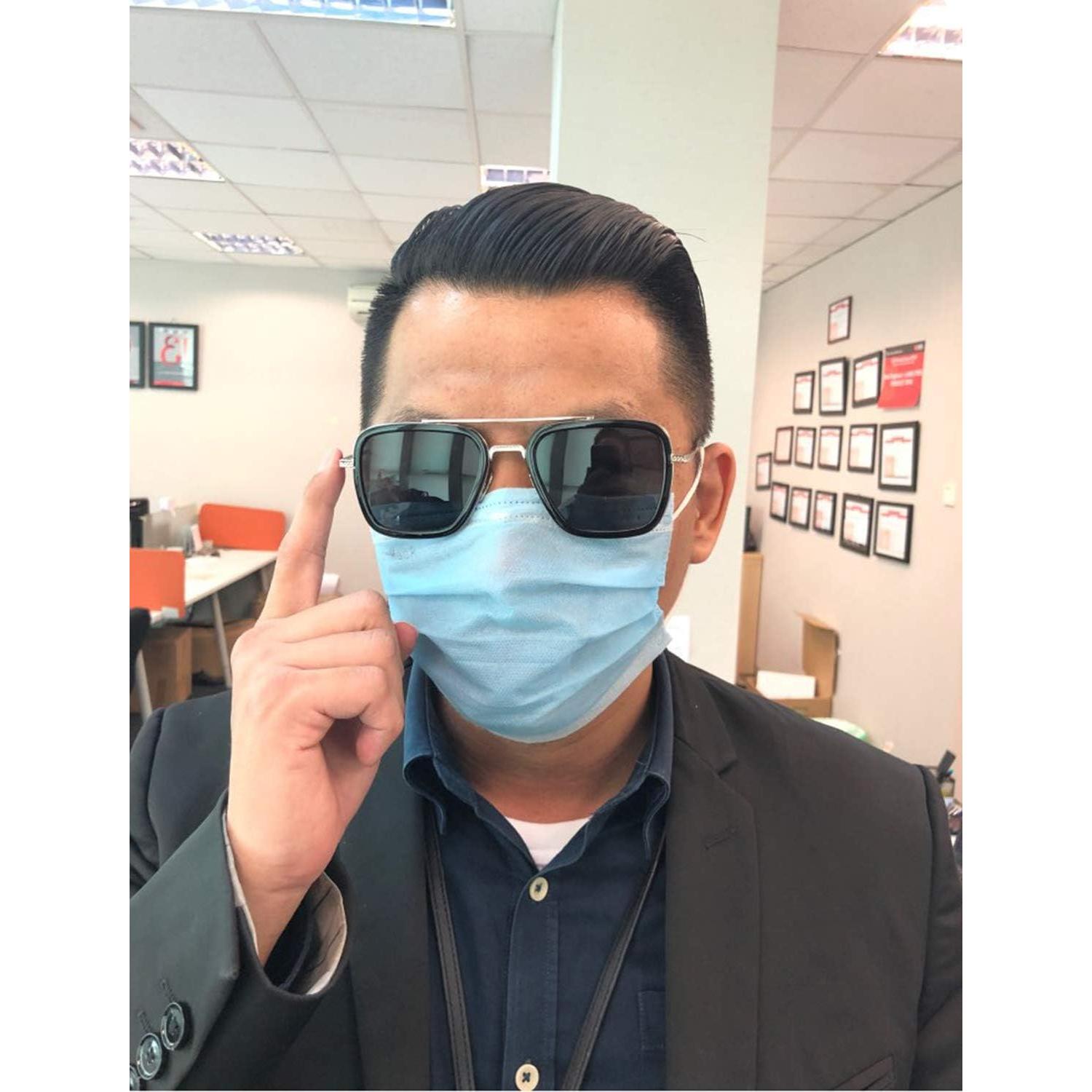 Gafas de sol AIEYEZO Tony Stark Cuadradas UV 100% - Unisex