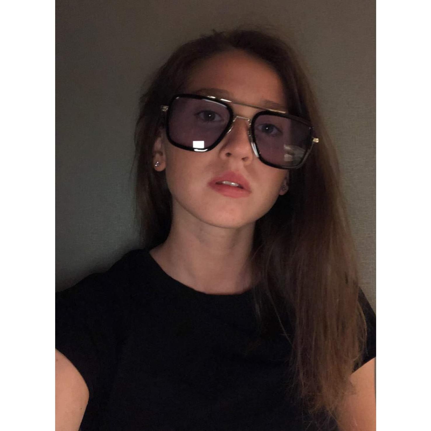 Gafas de Sol AIEYEZO Cuadradas Tony Stark UV 100%