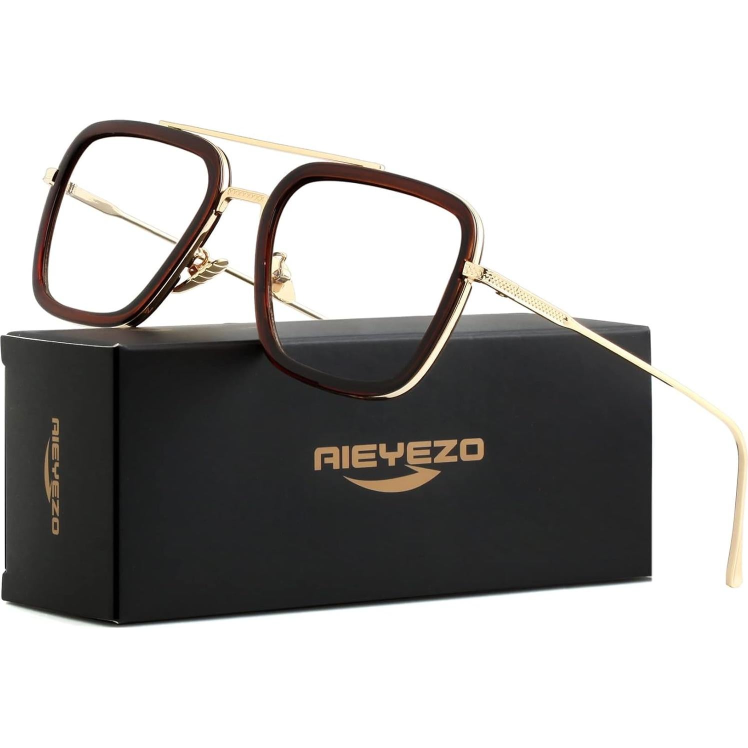 Gafas de sol AIEYEZO Tony Stark Cuadradas UV 100%