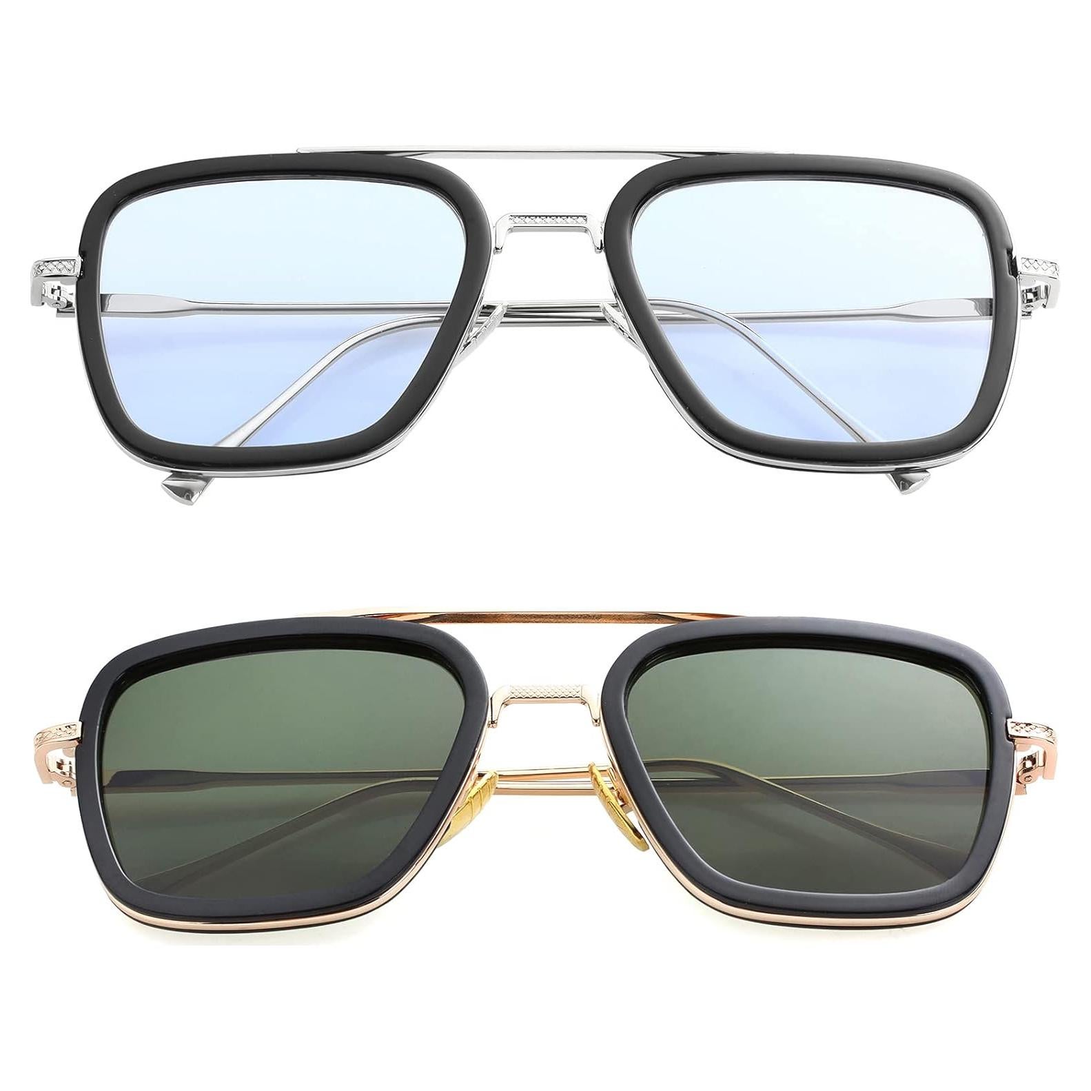 Gafas de sol AIEYEZO Tony Stark Cuadradas UV 100%