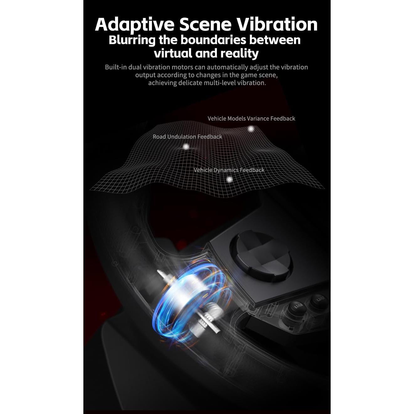 Volante de Carreras PXN V9 Gen2 con Pedales Magnéticos