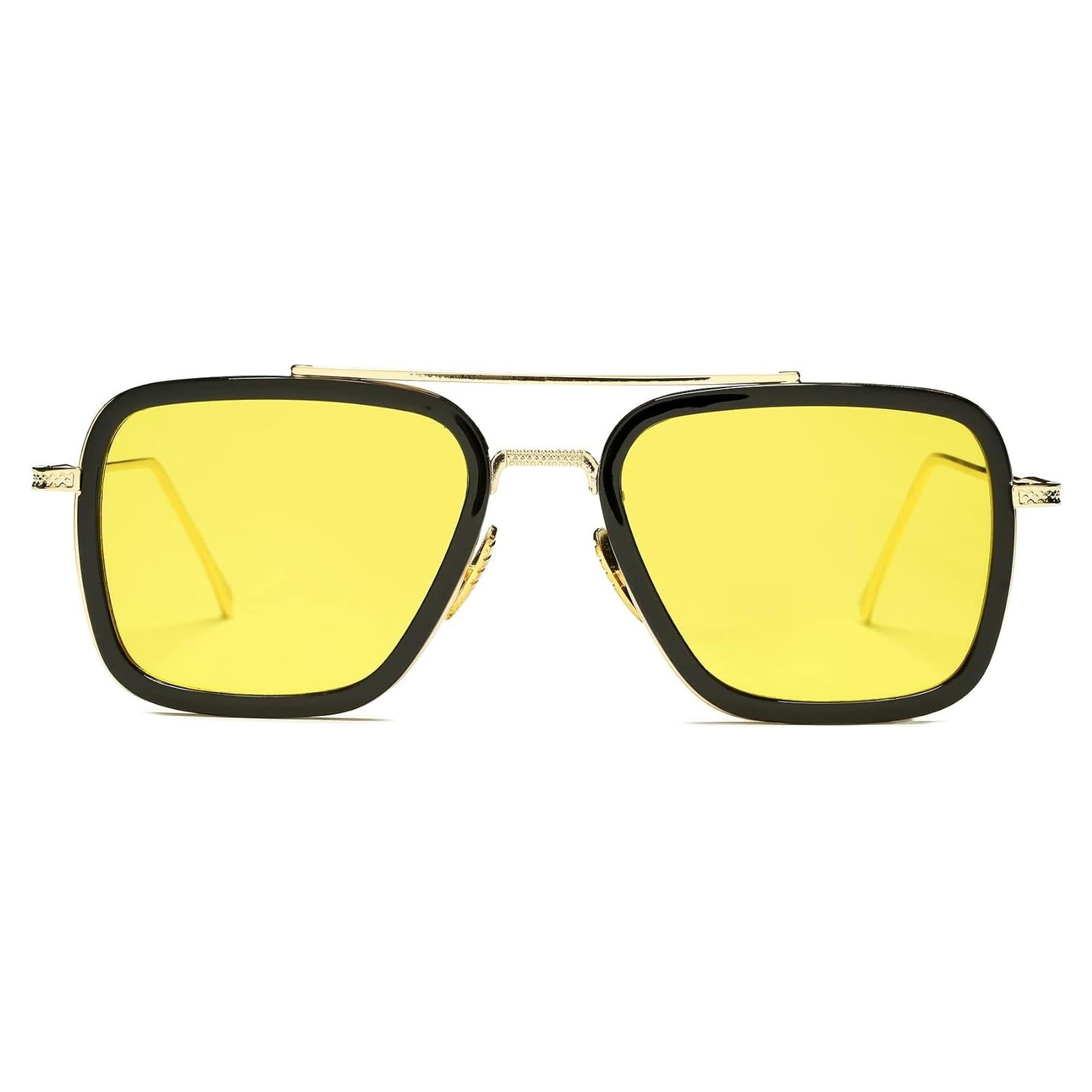 Gafas de sol AIEYEZO Tony Stark Cuadradas UV 100% - Unisex