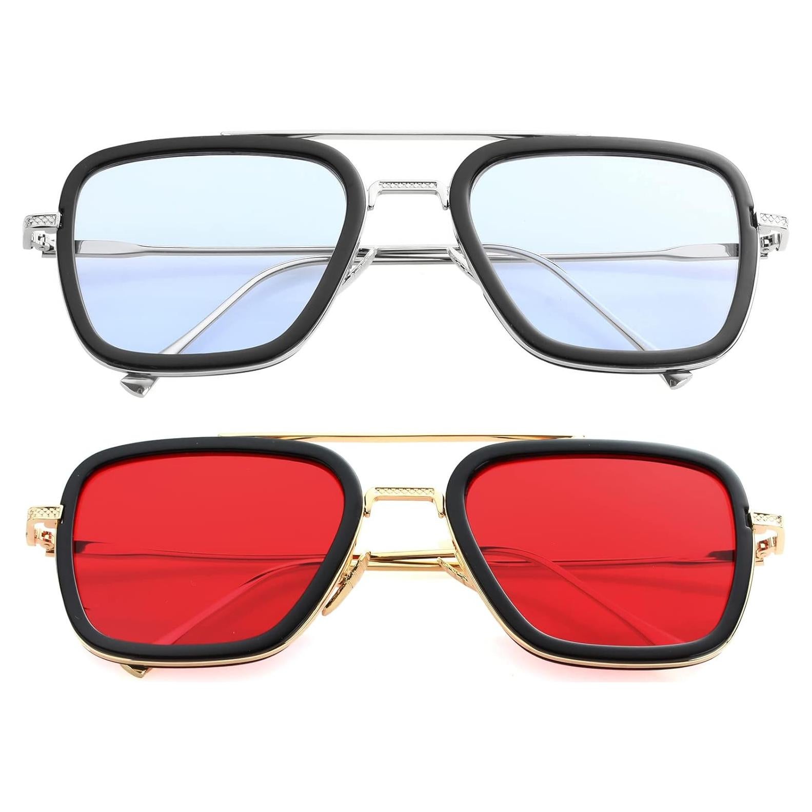 Gafas de sol AIEYEZO Tony Stark Cuadradas UV 100%