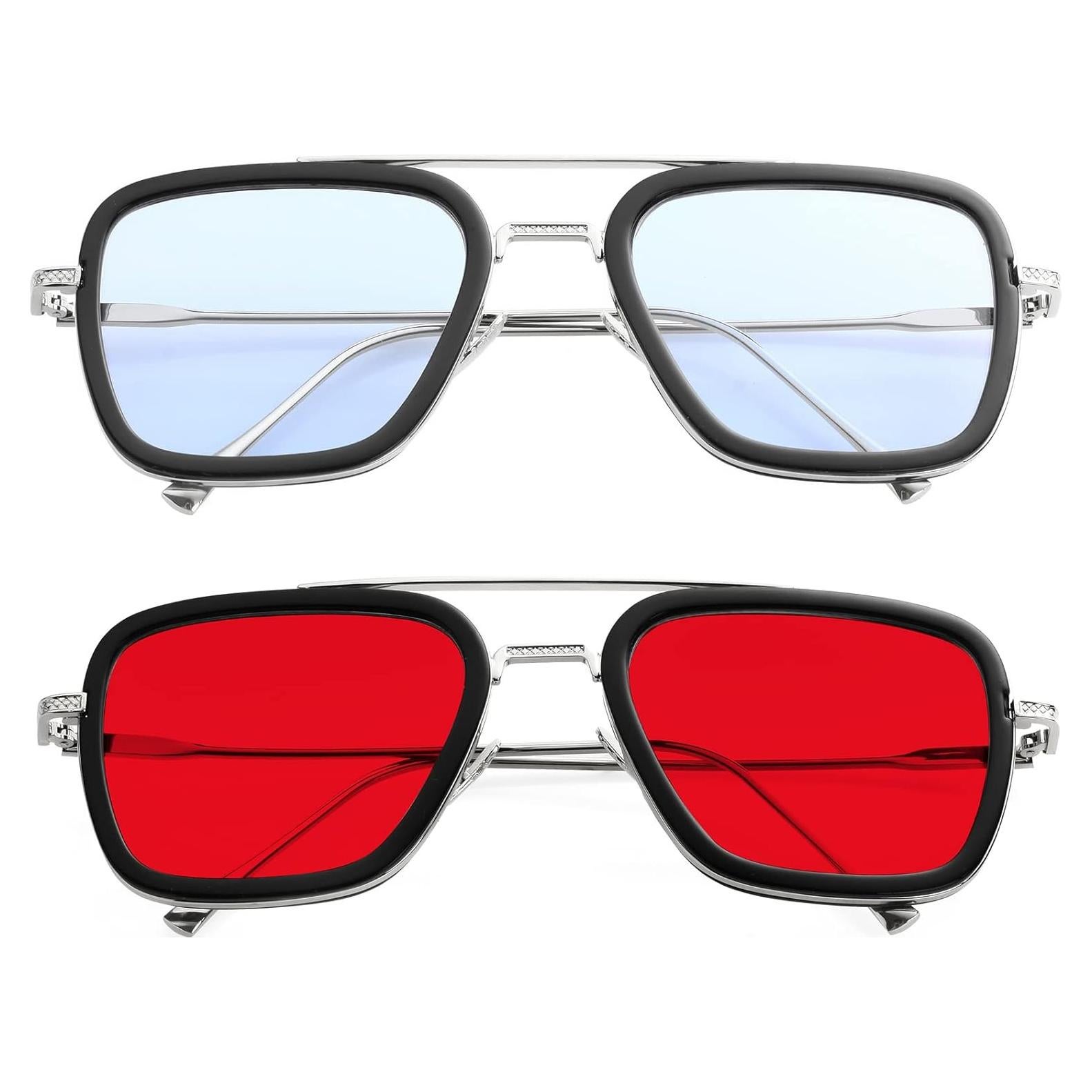 Gafas de sol AIEYEZO Tony Stark Cuadradas UV 100%