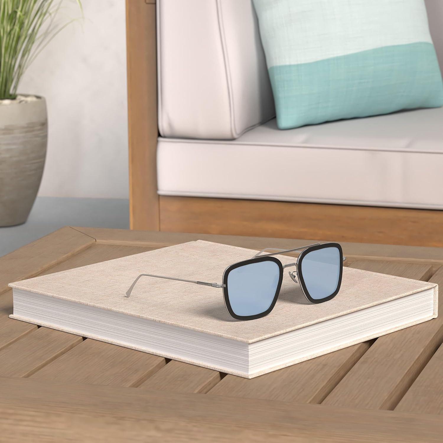 Gafas de sol AIEYEZO Tony Stark Cuadradas UV 100%