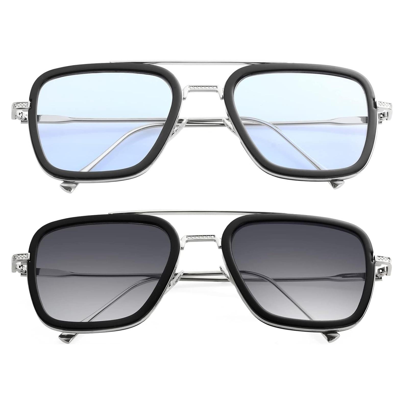 Gafas de sol AIEYEZO Tony Stark Cuadradas UV 100%