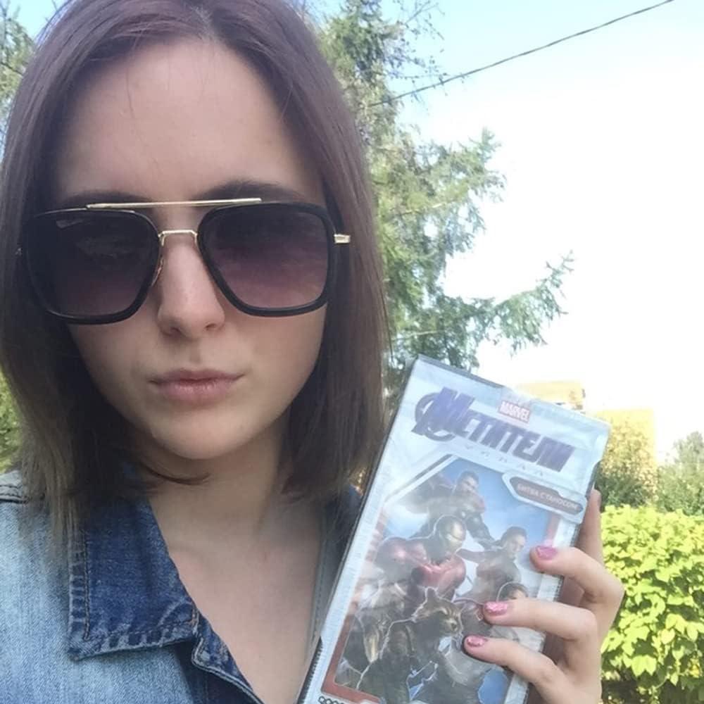 Gafas de sol AIEYEZO Tony Stark Cuadradas UV 100%