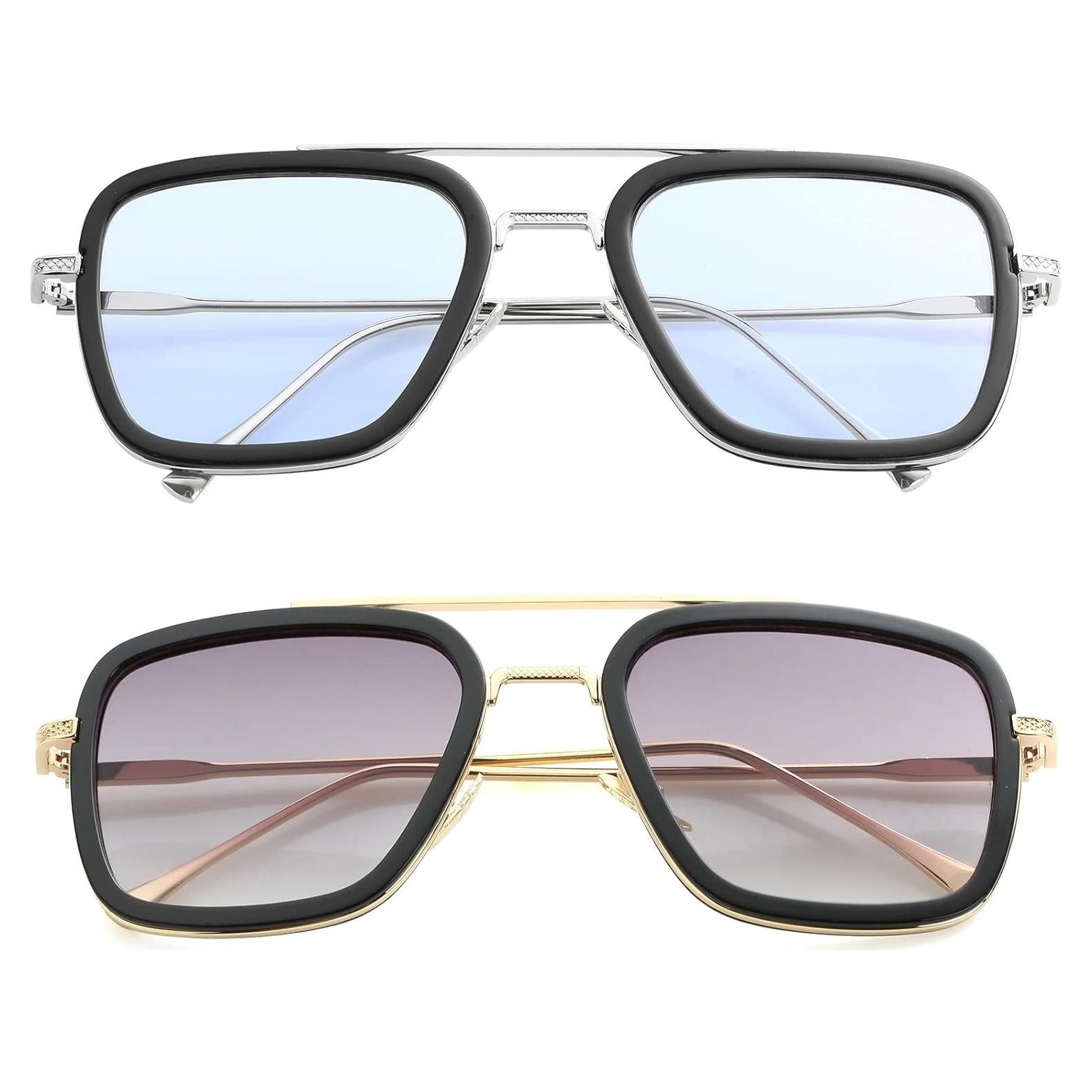 Gafas de sol AIEYEZO Tony Stark Cuadradas UV 100%