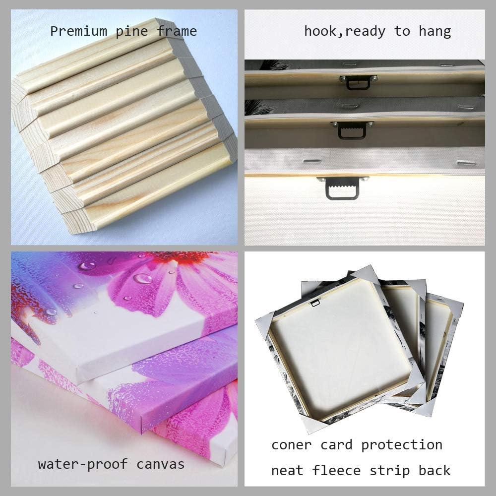 WELMECO Decoración de Baño Niños Arte Pared 30x30 cm 3 Piezas