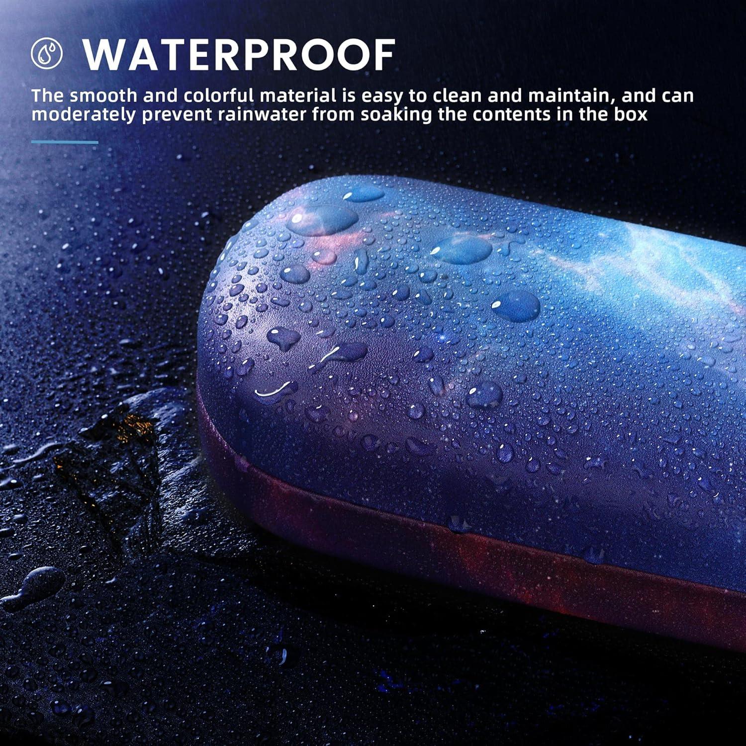 Funda Dura Molshine para Gafas de Sol Grande Color Púrpura