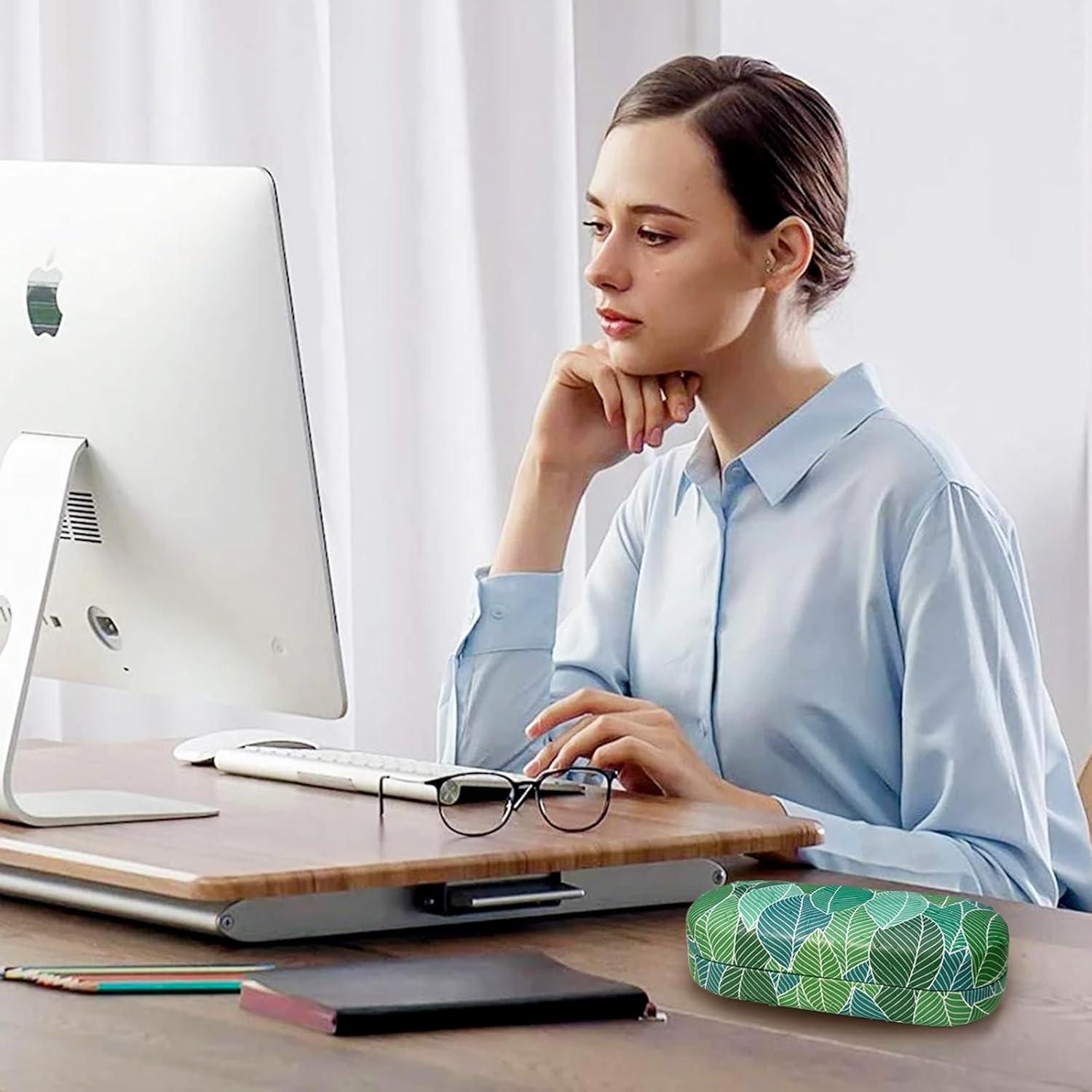 Molshine Funda Dura para Gafas de Sol Grande Color Hojas