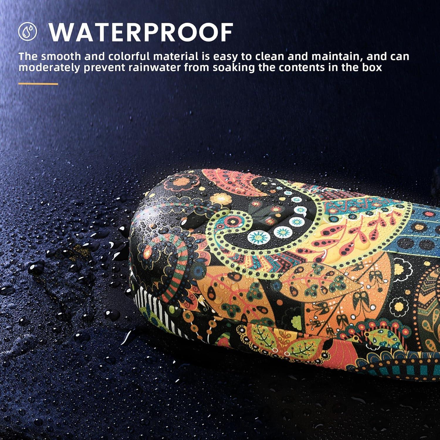 Molshine Funda Dura para Gafas de Sol Amarillo Claro