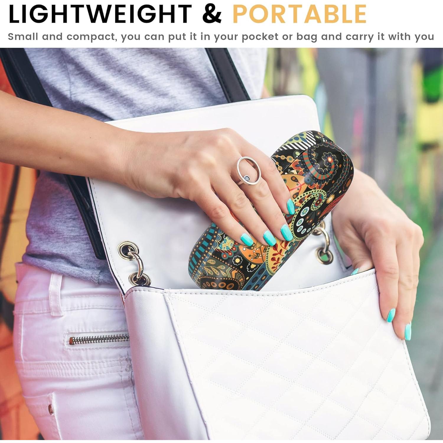 Molshine Funda Dura para Gafas de Sol Amarillo Claro