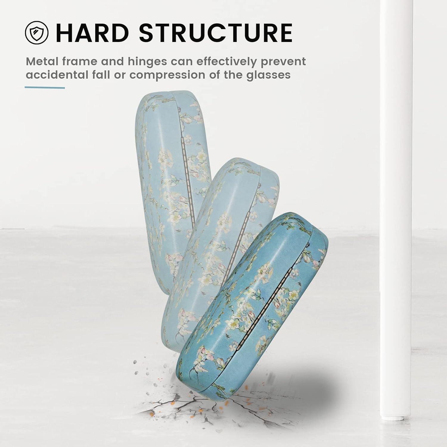 Molshine Funda Dura para Gafas de Sol Grande Gris