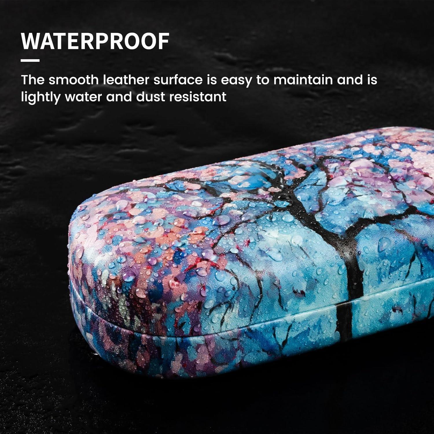 Funda Dura Molshine para Gafas de Sol Grande Color Flores