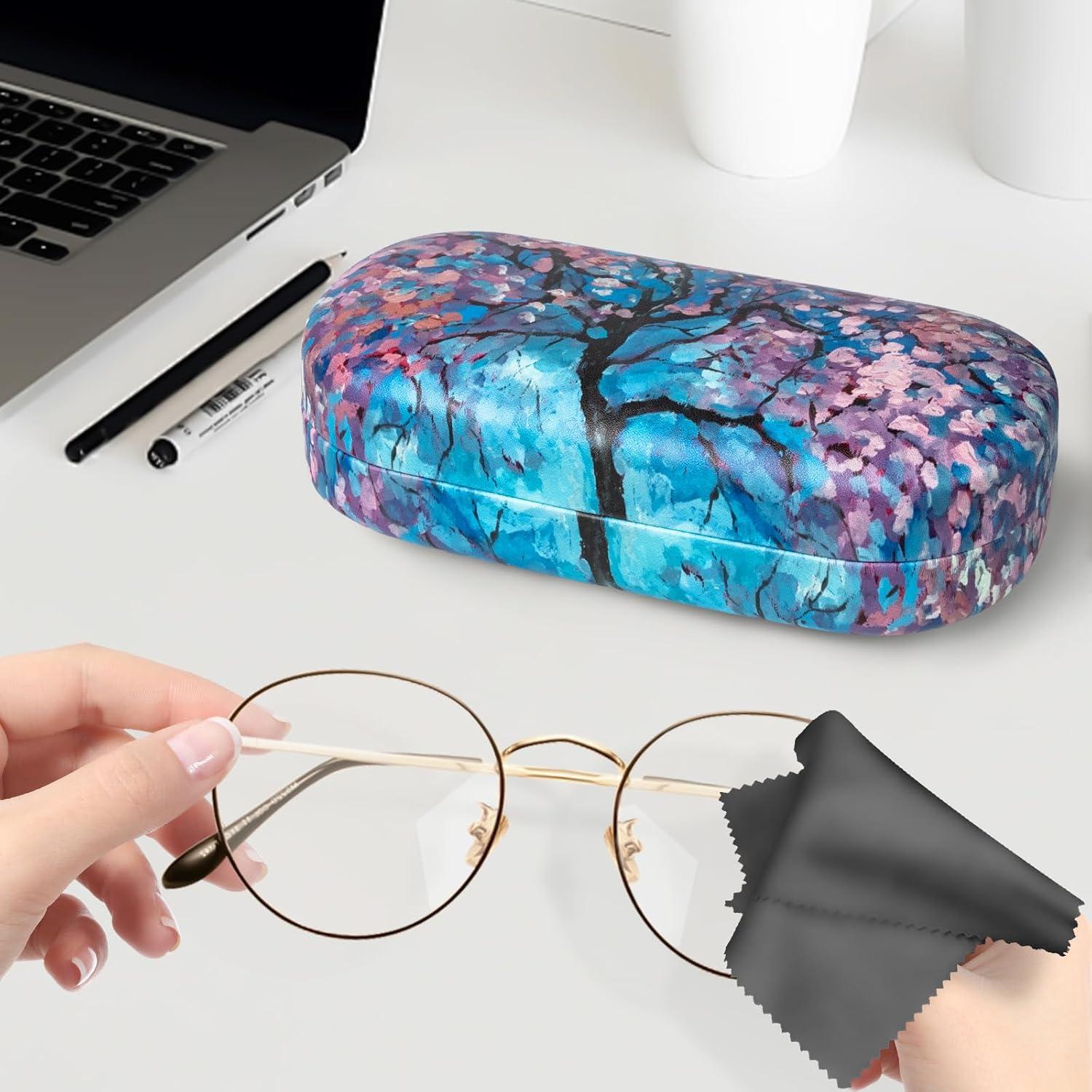 Funda Dura Molshine para Gafas de Sol Grande Color Flores