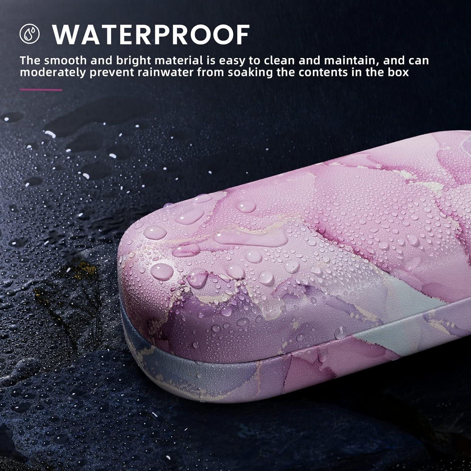 Molshine Funda Dura para Gafas de Sol Grande Lavanda