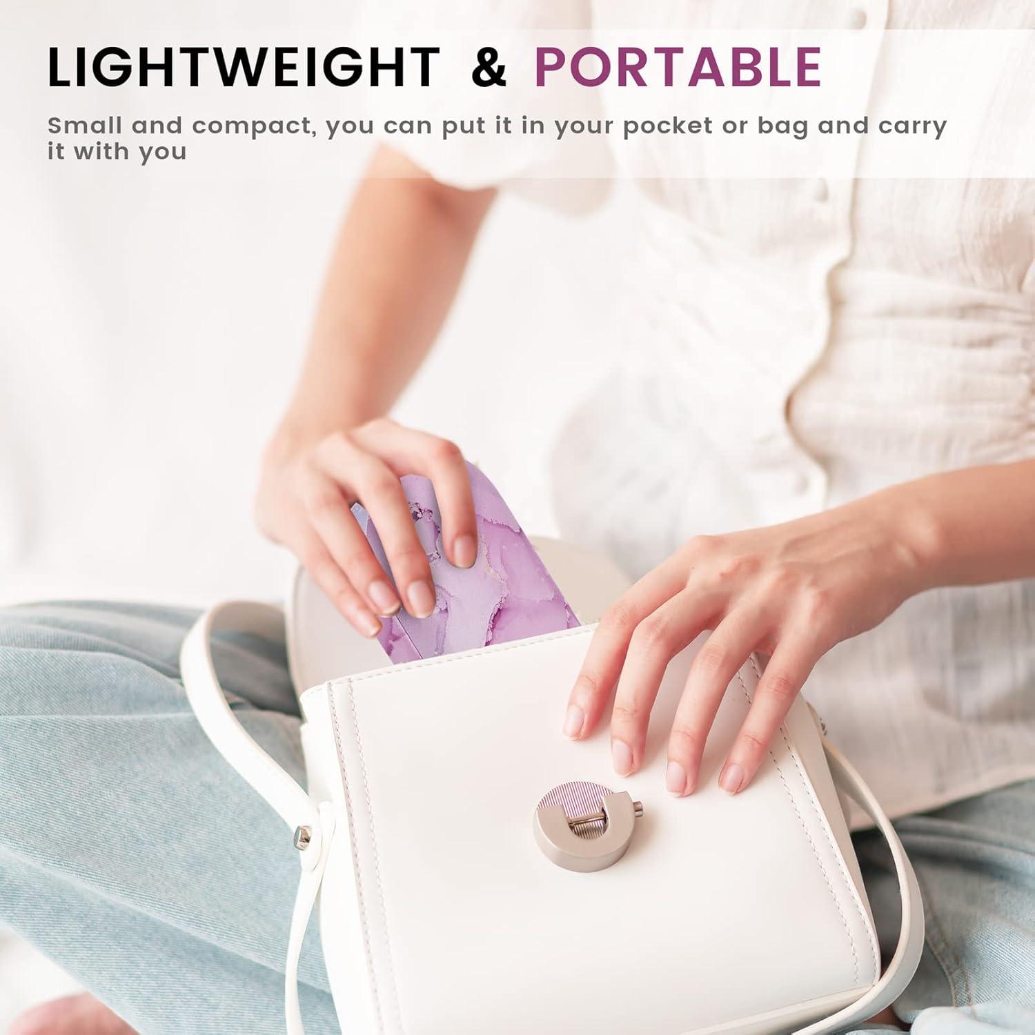 Molshine Funda Dura para Gafas de Sol Grande Lavanda