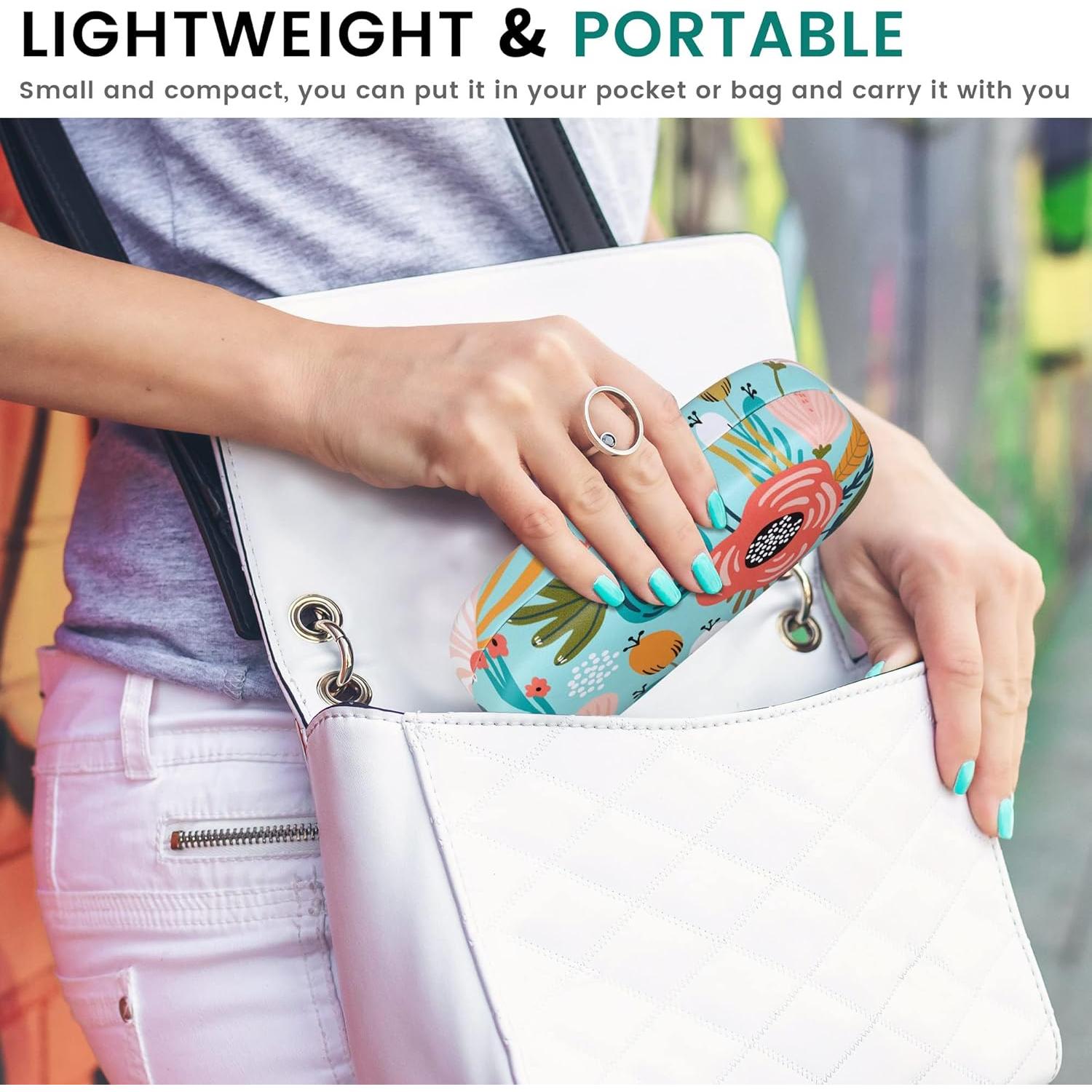 Molshine Funda Dura para Gafas de Sol Verde 15.6x7x4.1cm