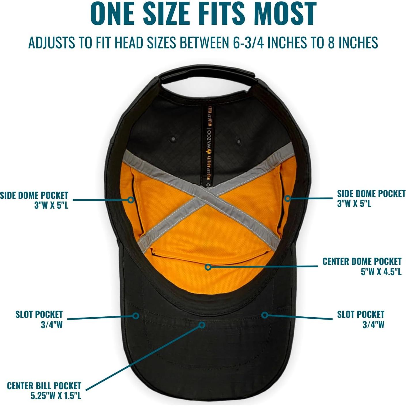 Gorra Wazoo Cache Cap | Unisex | 6 Bolsillos Ocultos
