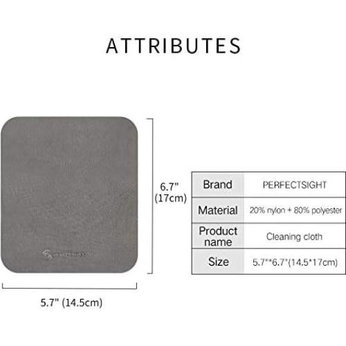 Paños de Microfibra PERFECTSIGHT 4 Pzs para Limpieza