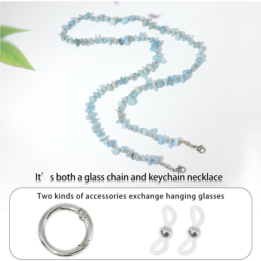 Cadena para Gafas LuReen con Soporte y Correa para Mujeres