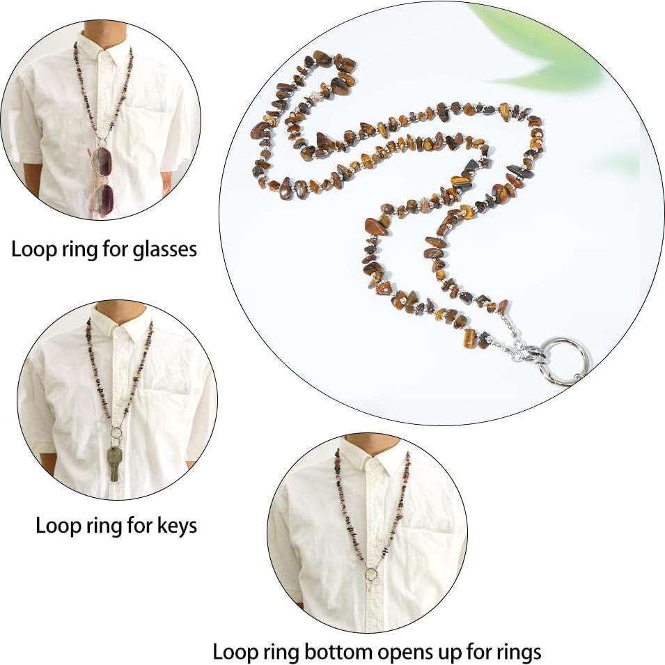 Cadena para Gafas LuReen con Soporte y Correa para Mujeres