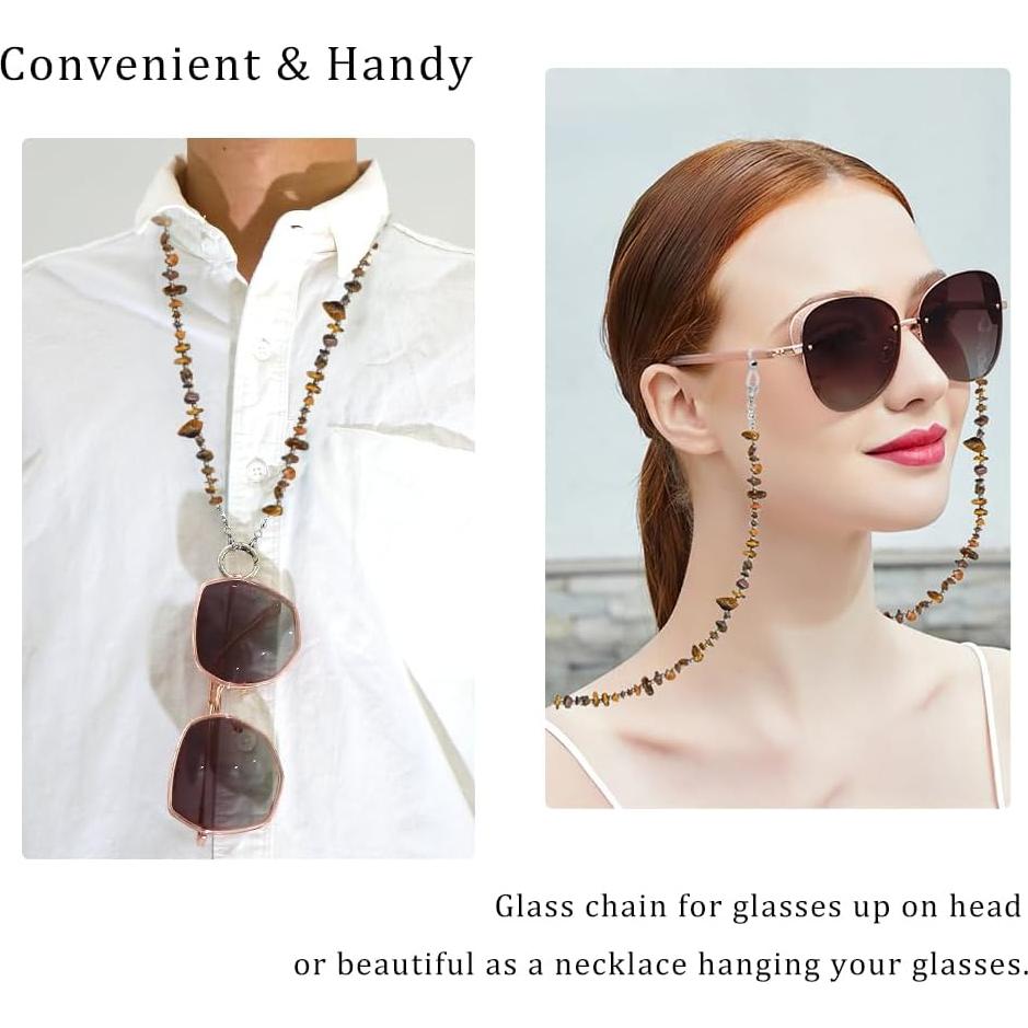 Cadena para Gafas LuReen con Soporte y Correa para Mujeres