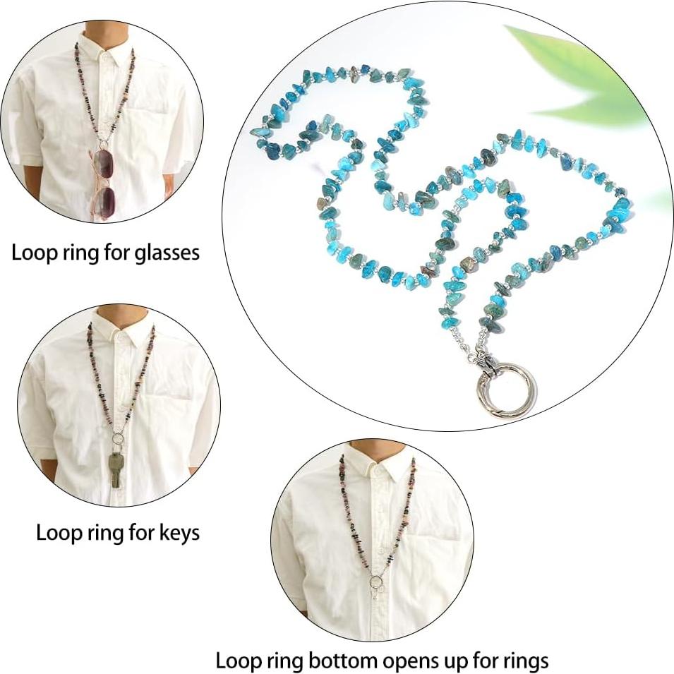 Cadena para Gafas LuReen con Soporte y Correa para Mujeres