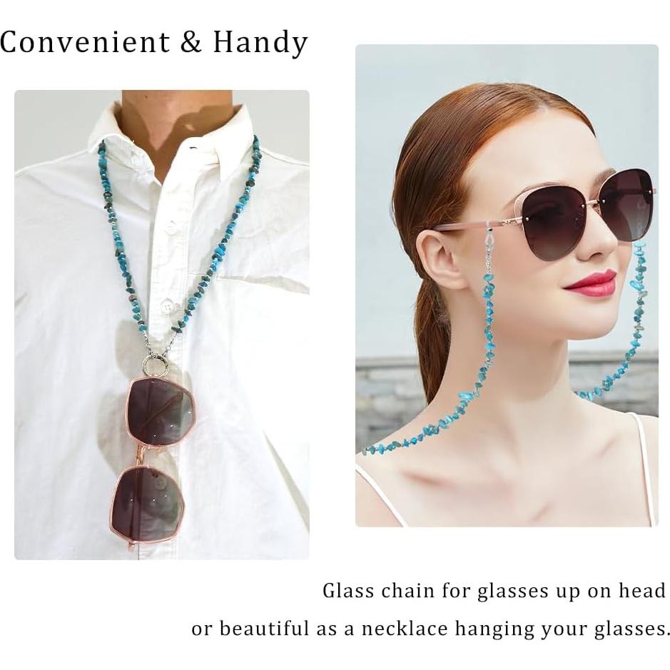 Cadena para Gafas LuReen con Soporte y Correa para Mujeres