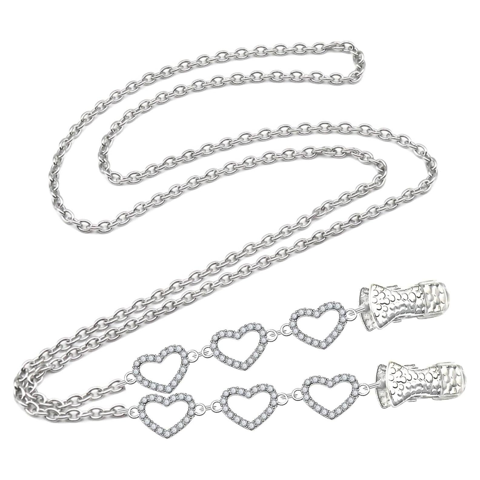 Soporte de cadena para gafas Ever Cute verde 73.7 cm