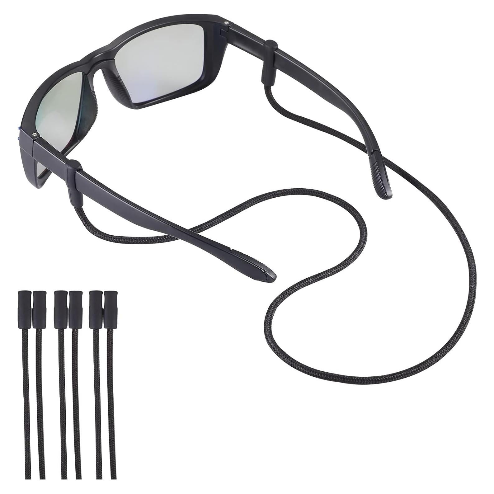 Correa para Gafas Lvvfit 3pcs Negro 70cm Silicona Nylon