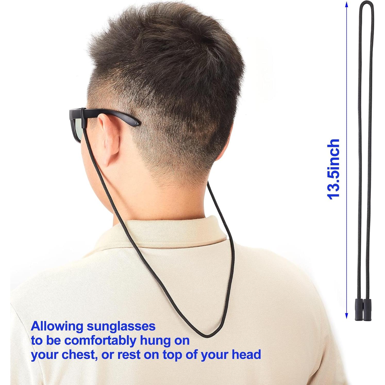 Correa para Gafas LVVFIT 3pcs Ajustable Silicona Marrón