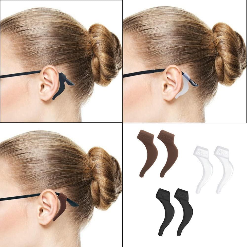15 Pares Ganchos Antideslizantes para Gafas YINGFENG 5 Colores