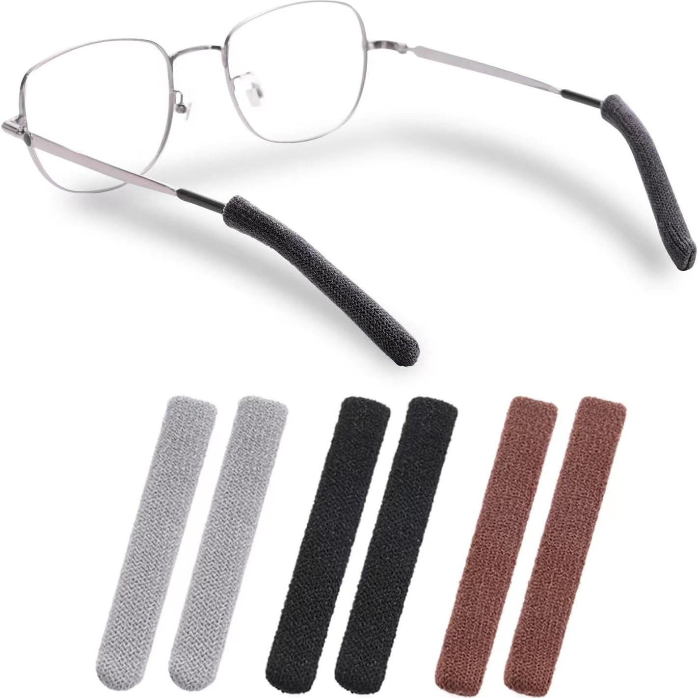 Cojín para orejas de gafas Literry 3 pares antideslizantes