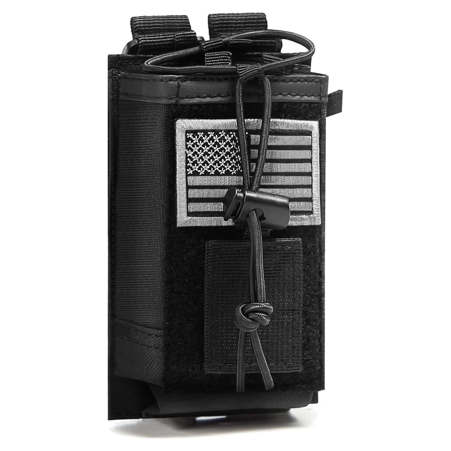 Funda de radio táctica LUITON con sistema Molle y ajuste