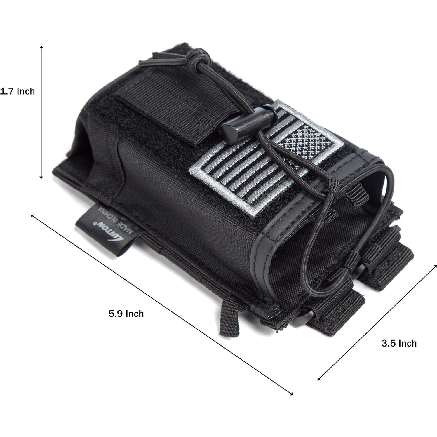 Funda de radio táctica LUITON con sistema Molle y ajuste