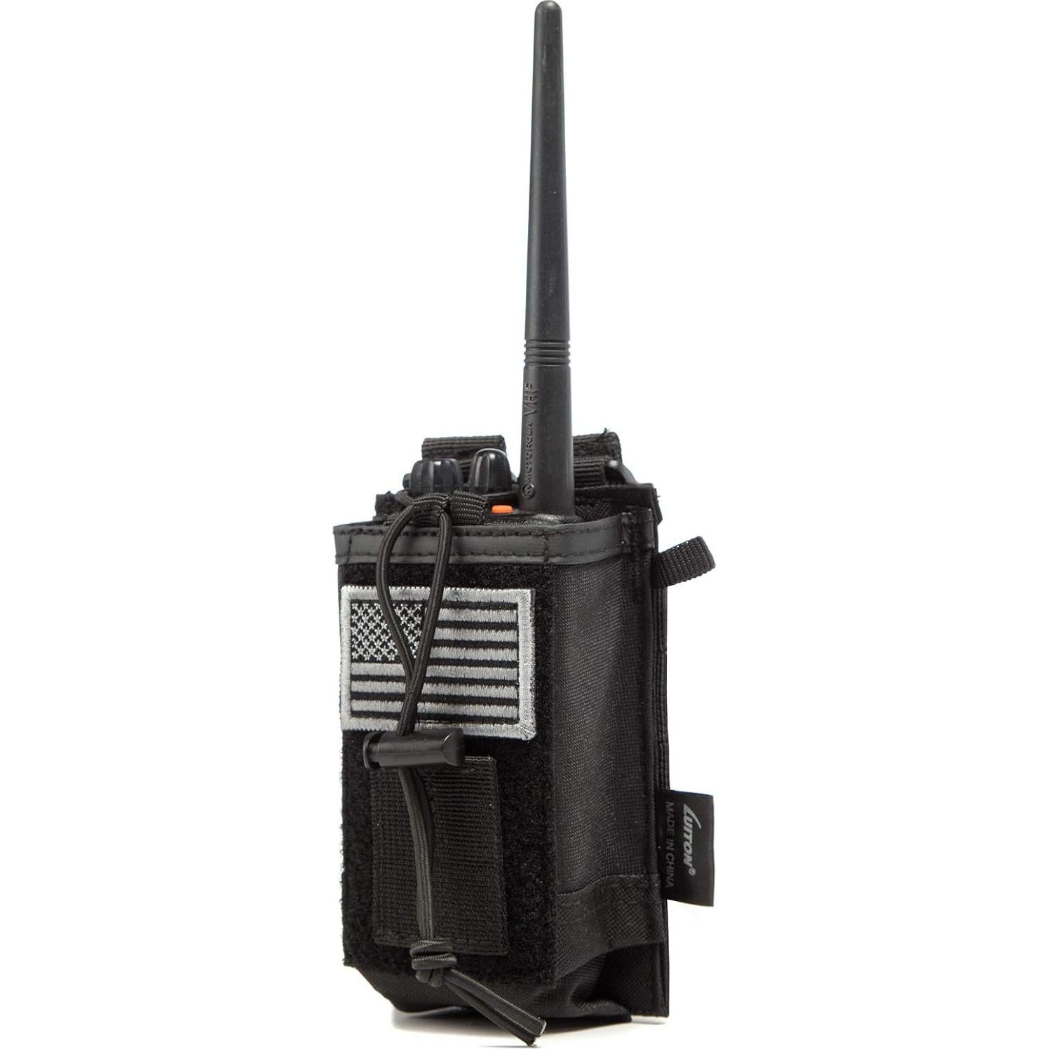 Funda de radio táctica LUITON con sistema Molle y ajuste